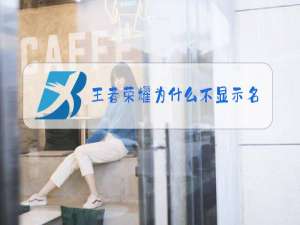 王者荣耀为什么不显示名字