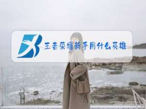 王者荣耀新手用什么英雄好上分