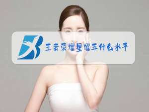 王者荣耀星耀五什么水平