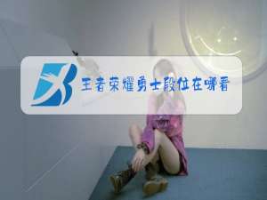 王者荣耀勇士段位在哪看