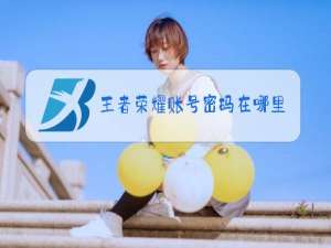 王者荣耀账号密码在哪里找