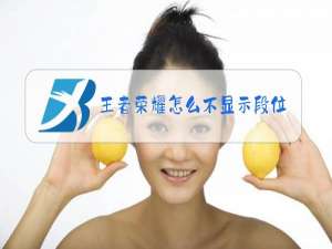 王者荣耀怎么不显示段位排行了