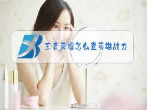 王者荣耀怎么查英雄战力排名