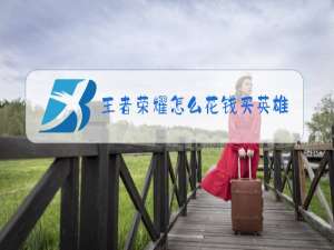 王者荣耀怎么花钱买英雄