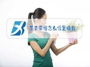 王者荣耀怎么设置场数