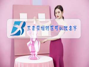 王者荣耀转区可以改名字吗