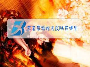 王者荣耀赠送皮肤在哪里赠