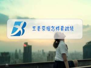 王者荣耀怎样看战绩