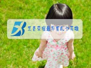 王者荣耀最早有几个英雄