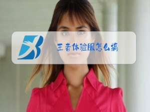 王者体验服怎么搞