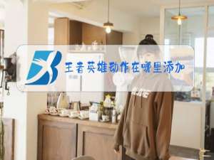 王者英雄动作在哪里添加