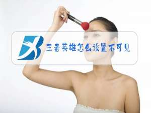 王者英雄怎么设置不可见