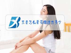 王者怎么看英雄战力多少上社区