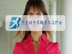 王者战力英雄多久没打会掉分