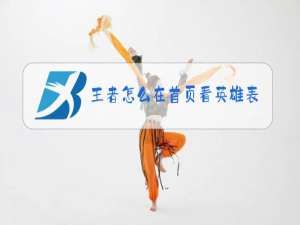 王者怎么在首页看英雄表现分