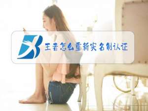王者怎么重新实名制认证视频