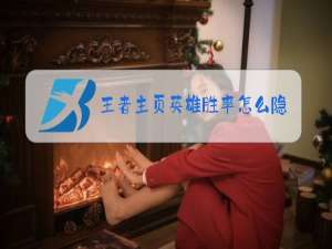 王者主页英雄胜率怎么隐藏