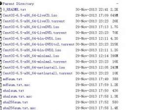 64位系统完整版centos6.5的镜像文件多大?
