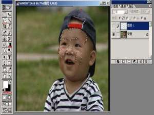 AE制作字从一个人脸上划过的动态效果