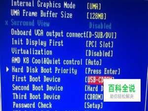 bios中设置光盘启动