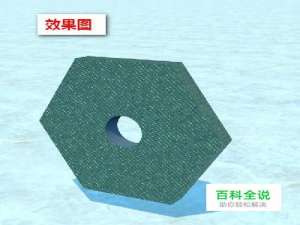 c4d中如何在六边型中间穿一个洞？