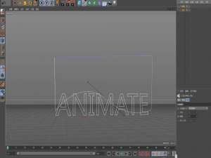 C4D怎么使用样条工具制作平面坐标系的图形?