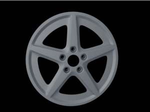 C4D汽车轮毂怎么建模? C4D设计三维汽车轮毂的教程