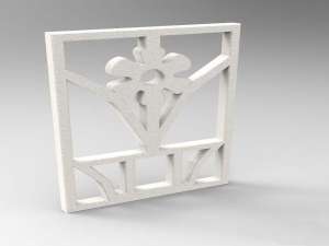 C4D怎么使用样条线设计花窗模型?