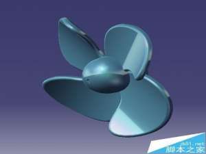 CATIA怎么绘制4叶螺旋桨模型?