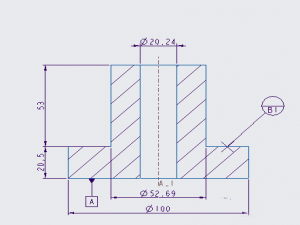 creo4.0工程图怎么创建基准目标?