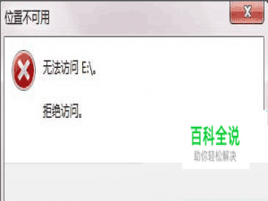 电脑磁盘拒绝访问打不开C盘怎么办