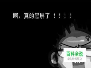 电脑出现黑屏怎么解决？