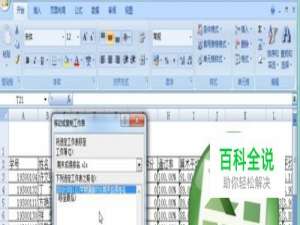 Excel2007-如何在不同的工作簿中移动复制工作表