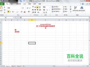 Excel表格中文字换行的方法