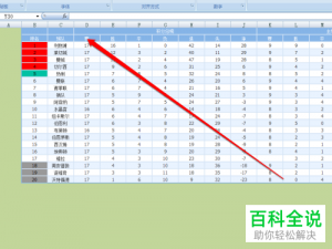 excel表格中如何自定义绘制红色虚线