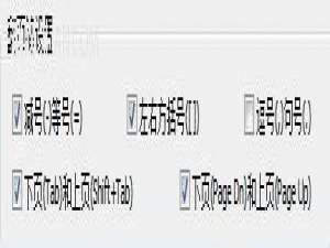 光速输入法的翻页键都有哪些?