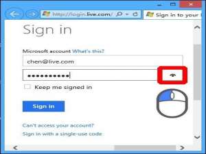 IE10的密码可视 重输密码更方便