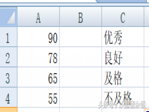 if函数多重判断怎么用（if函数判断成绩优良中差）