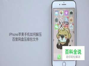 iPhone苹果手机如何解压百度网盘压缩包文件