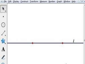 几何画板中画墙壁的方法