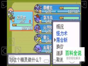 口袋妖怪漆黑的魅影怎么遗忘技能