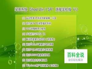 绿茶系统Ghost Win7 SP1年终贺岁版