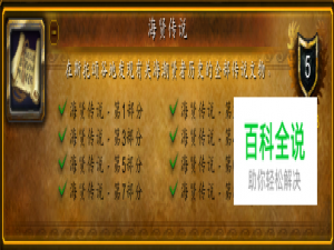 魔兽世界8.0成就：海贤传说