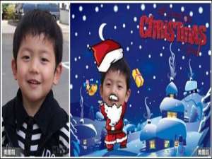 美图秀秀制作Cosplay可爱圣诞老人