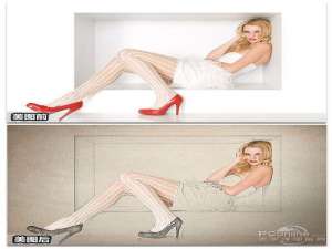 美图秀秀制作照片蒙太奇之异度图片空间效果