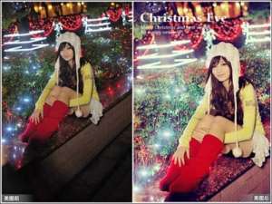 美图秀秀让圣诞夜拍更出色:媲美单反