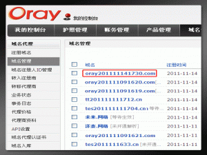 Oray域名代理平台的域名如何办理域名过户