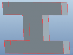 ProE怎么绘制工型轮廓零件模型?