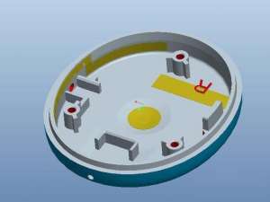 PROE工程图产品模型剖截面怎么截取?
