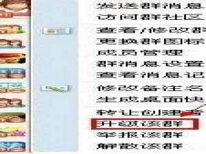 QQ群管理员,如何将普通群升级为高级群